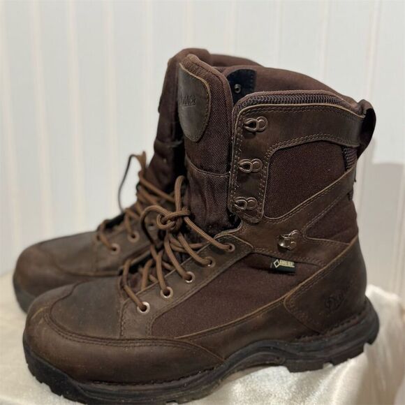 Danner Pronghorn GTX 8” Brown Boots Men’s 9 D Gore-Tex Waterproof Hunting Hiking - Picture 1 of 7